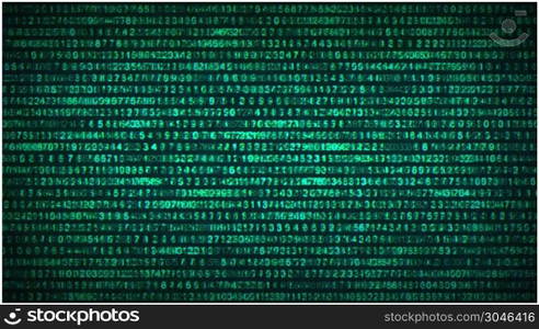Binary Code Data Security Distort Background