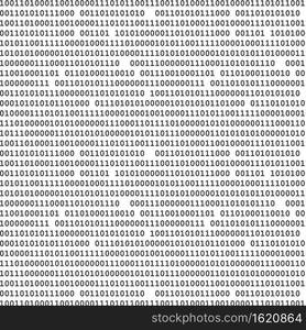 Binary computer code seamless pattern vector background illustration black.. Binary computer code seamless pattern vector background illustration black