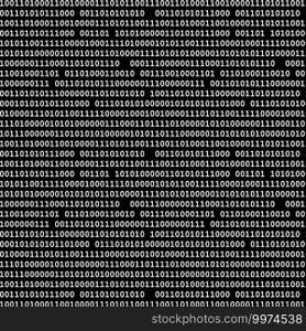 Binary computer code seamless pattern vector background illustration black.. Binary computer code seamless pattern vector background illustration black