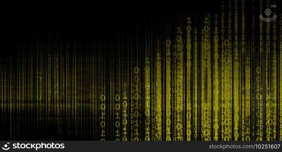 Binary Data Background and Digital Forensics as a Technology Concept. Binary Data Background