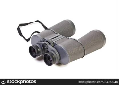 Binoculars isolated on a white background