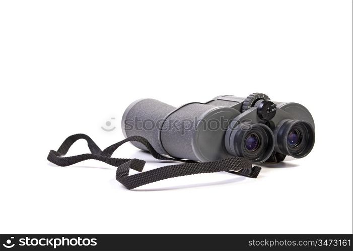 Binoculars isolated on a white background