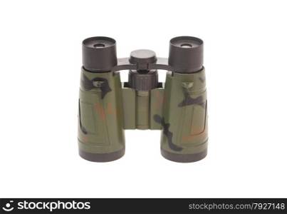 Binoculars isolated on white background