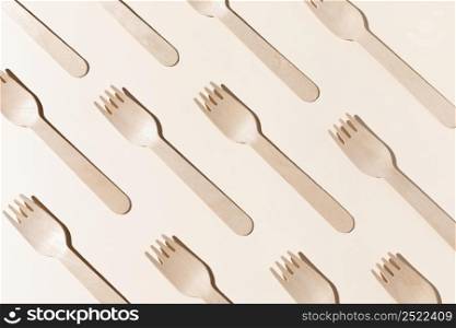 bio cardboard forks top view
