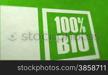 Bio stamp in zoom out