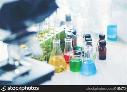 biofuel oil research in laboratory, biofuel energy power concept