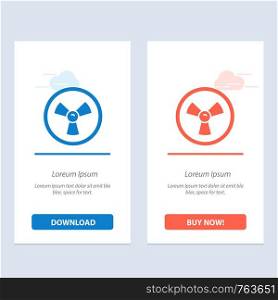 Biohazard, Chemist, Science Blue and Red Download and Buy Now web Widget Card Template