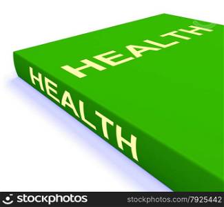 Biology Book Shows Education And Learning. Health Book Showing Books About Healthy Lifestyle