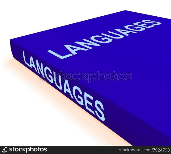 Biology Book Shows Education And Learning. Languages Book Showing Books About Language