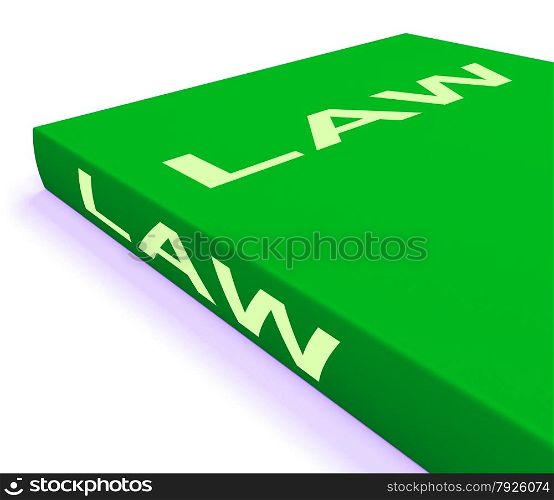 Biology Book Shows Education And Learning. Law Book Showing Books About Legal Justice