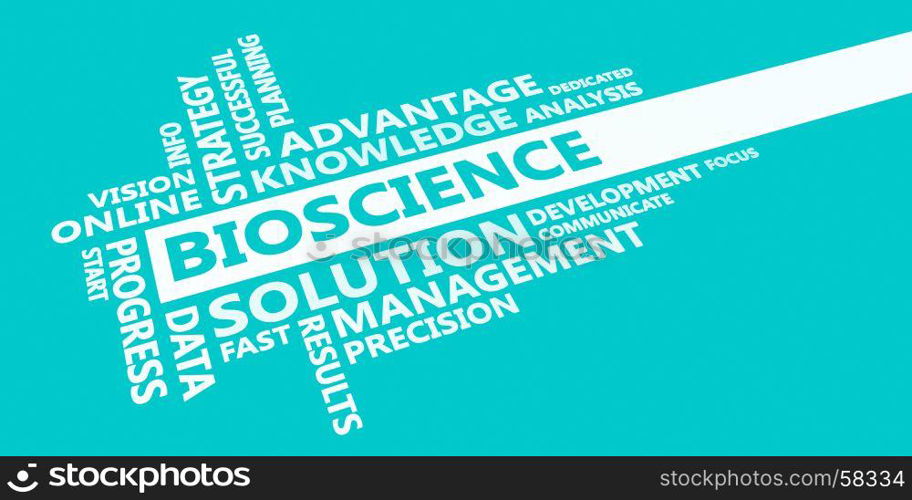 Bioscience Presentation Background in Blue and White. Bioscience Presentation Background