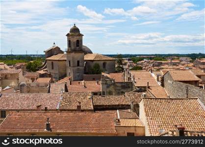 Bird&rsquo;s Eye View on the Roofs of the City of Beaucaire