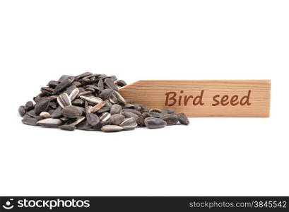 Bird seed at plate
