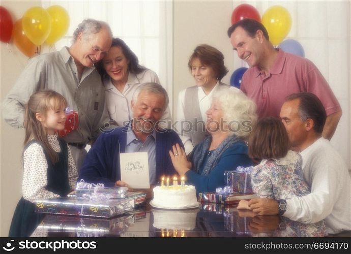 Birthday Party for Grandpa