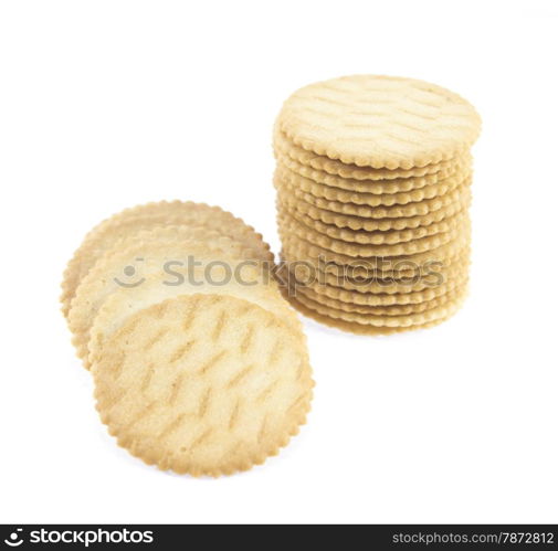 Biscuits. Biscuits isolated on white background