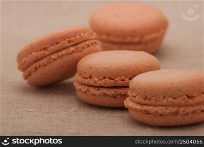 biscuits bright brown circular shape. cookies of the round form