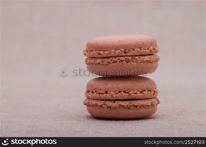 biscuits bright brown circular shape. cookies of the round form
