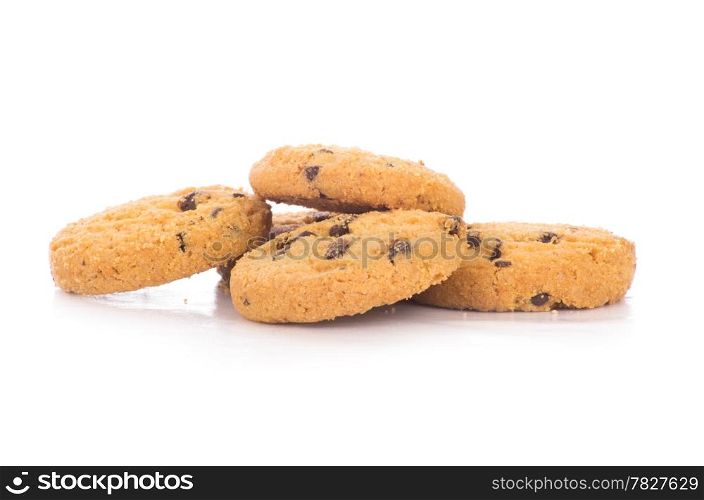Biscuits isolated on white background