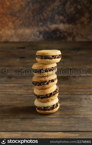 biscuits with cream arrangement