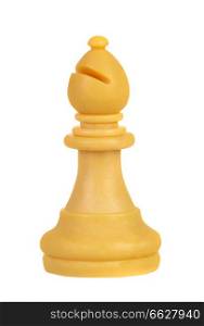 Bishop, chess piece isolated on a white background