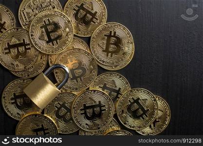 Bitcoin security concept
