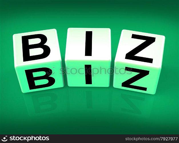 Biz Blocks Showing Business Occupation Pursuit or field