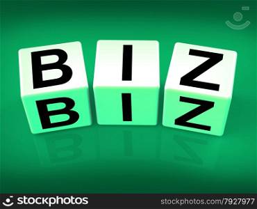 Biz Blocks Showing Business Occupation Pursuit or field