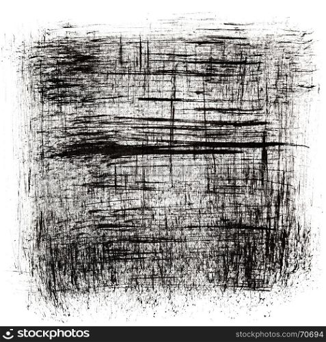 Black abstract background - ink drawing