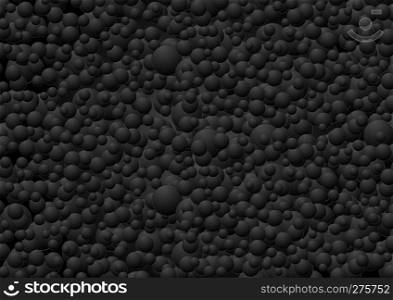 Black abstract circles graphic design background. Black abstract circles background
