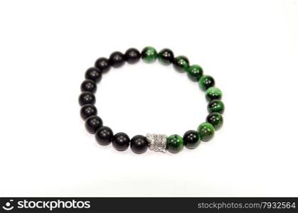 black and green stone bracelet