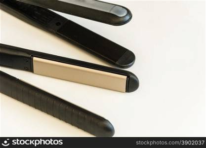 black and modern hair straightener