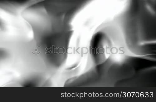 Black and white abstract futuristic background (seamless loop)