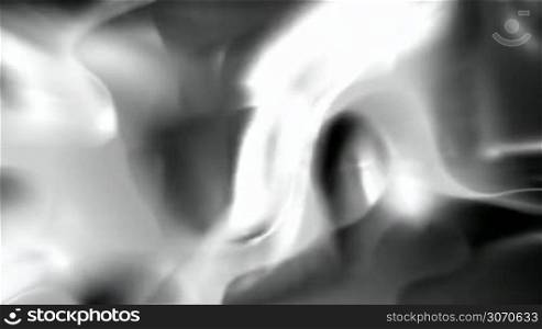 Black and white abstract futuristic background (seamless loop)