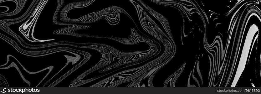 Black and White, Abstract liquify effect background, Marble pattern texture