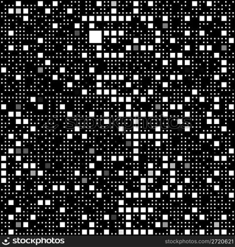 black and white block pattern