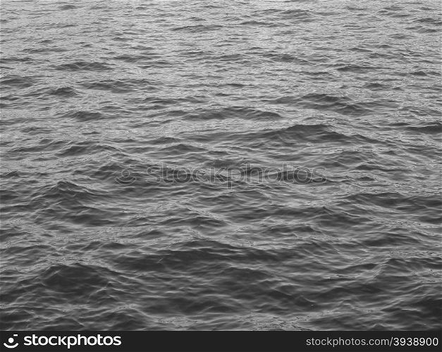 Black and white Blue water background. Blue water texture useful as a background in black and white
