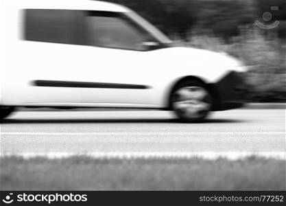 Black and white car delivery background hd. Black and white car delivery background