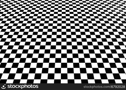 Black and white checkered pattern, background, 3d render