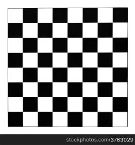 black and white checks of draughts board