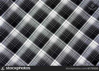 black and white grid pattern fabric