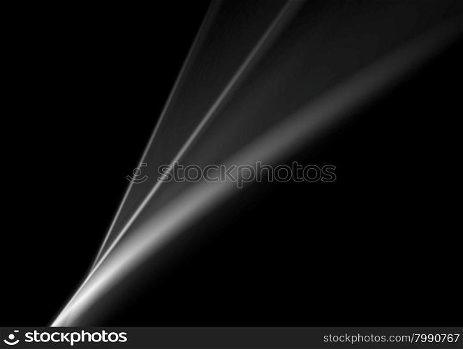 Black and white monochrome smooth lines abstraction
