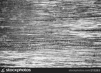 Black and white of old grunge wood texture, Faded, Aged wood for abstract background