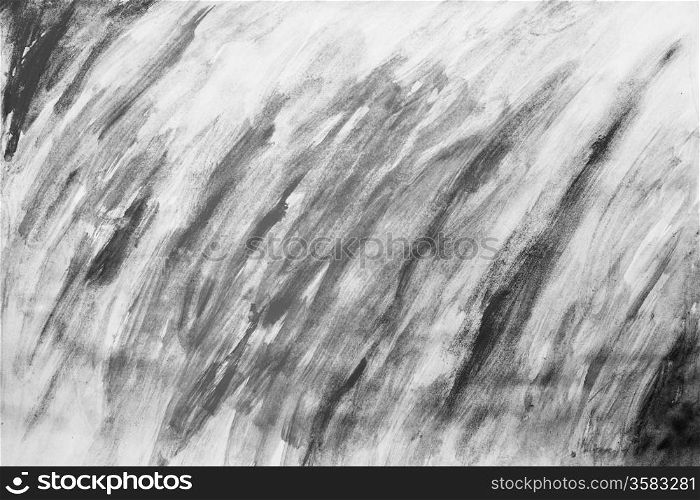 Black and white painting pattern, drawn manually. Godd for background, templates