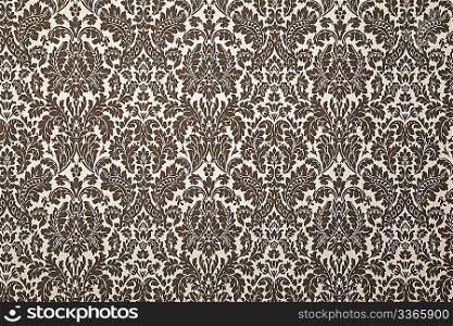 black and white pattern wallpaper. photography with uniform illumination. Vintage style