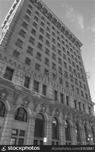 Black and White Photograph of Winnipeg classic architecture