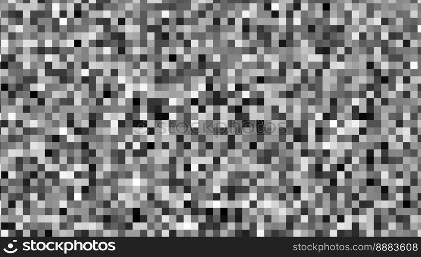 Black and white pixelated abstract background. 3d render illustration.. Black and white pixelated abstract background. 