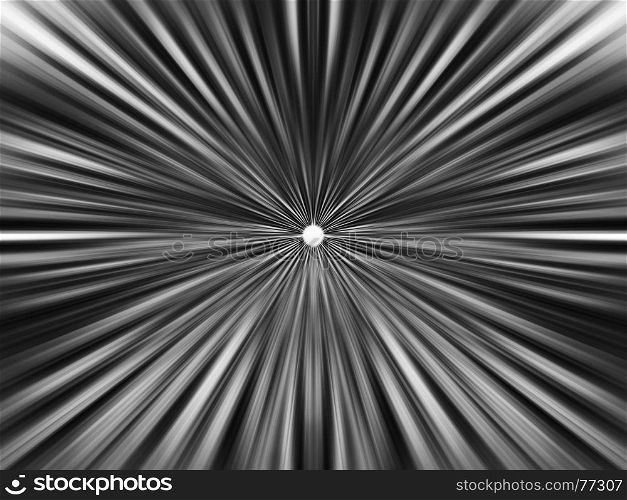 Black and white teleport with distant star illustration background. Black and white teleport with distant star illustration