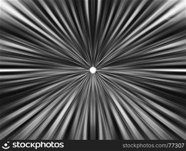 Black and white teleport with distant star illustration background. Black and white teleport with distant star illustration