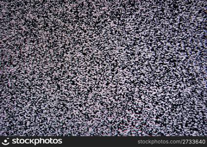 black and white TV screen noise texture pattern background