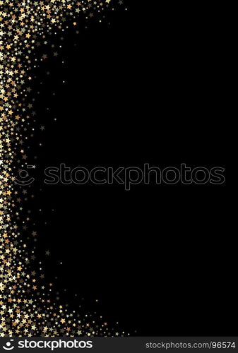 Black Background with Gold Stars